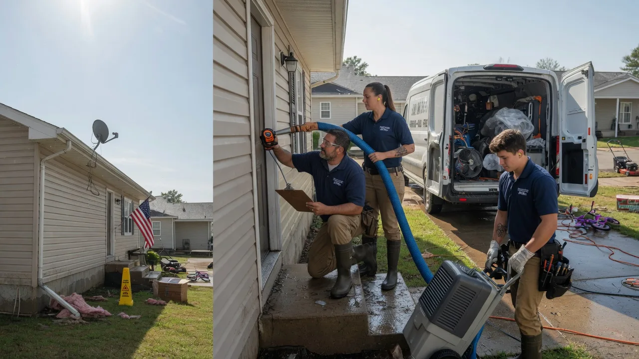 Ceiling Water Damage Restoration in Moline, MI near me